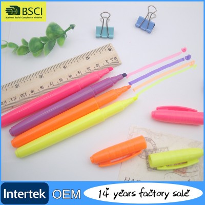 Hot Sale School and Office Colorful Highlighter Pen