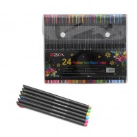 recommended  multi color marker pen 24 color pen multi color fineliner