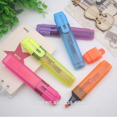 Highlighter Fluorescent Pen With Chisel Tip Office School Supply Stationery Assorted Colors Highlights OT-803-A